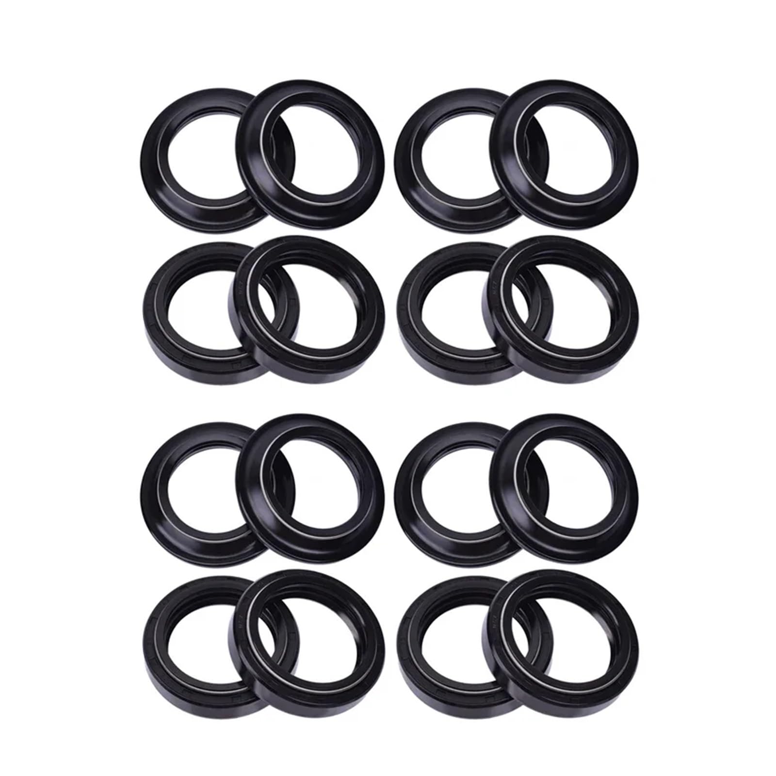 33x45x8/10,5 Öldichtung der Vorderradgabelaufhängung 33 45 Staubschutz for KX80 KX80E E2-E3 84-85 for BUR/GMAN 125 05(8pcs seal 8pc cover) von PMJMANKI