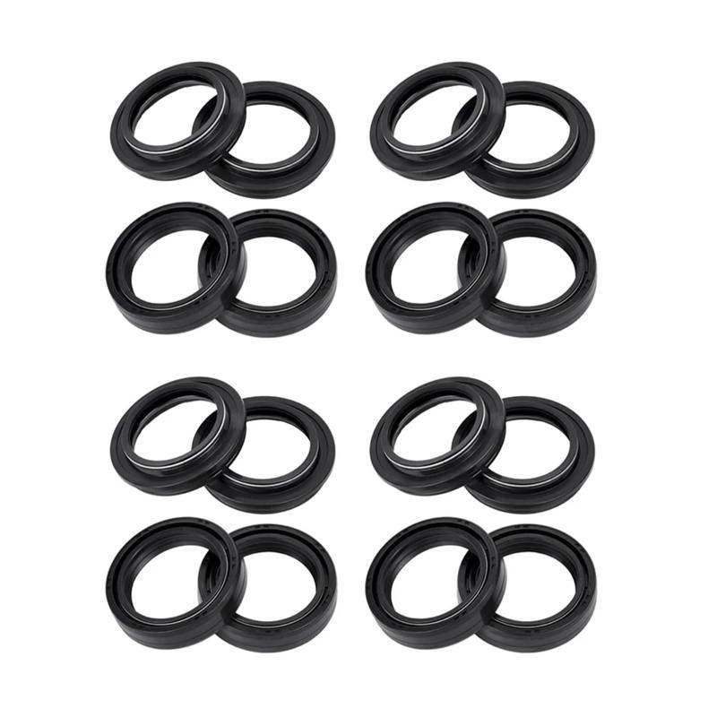 37x50x11 37 50 37 * 50 Motorrad Schock Gabel Dämpfer Öl Dichtung und Staub Abdeckung Lip for VF500 VF500C VF 500 VF500F VF500FE(8pcs seal 8pc cover) von PMJMANKI