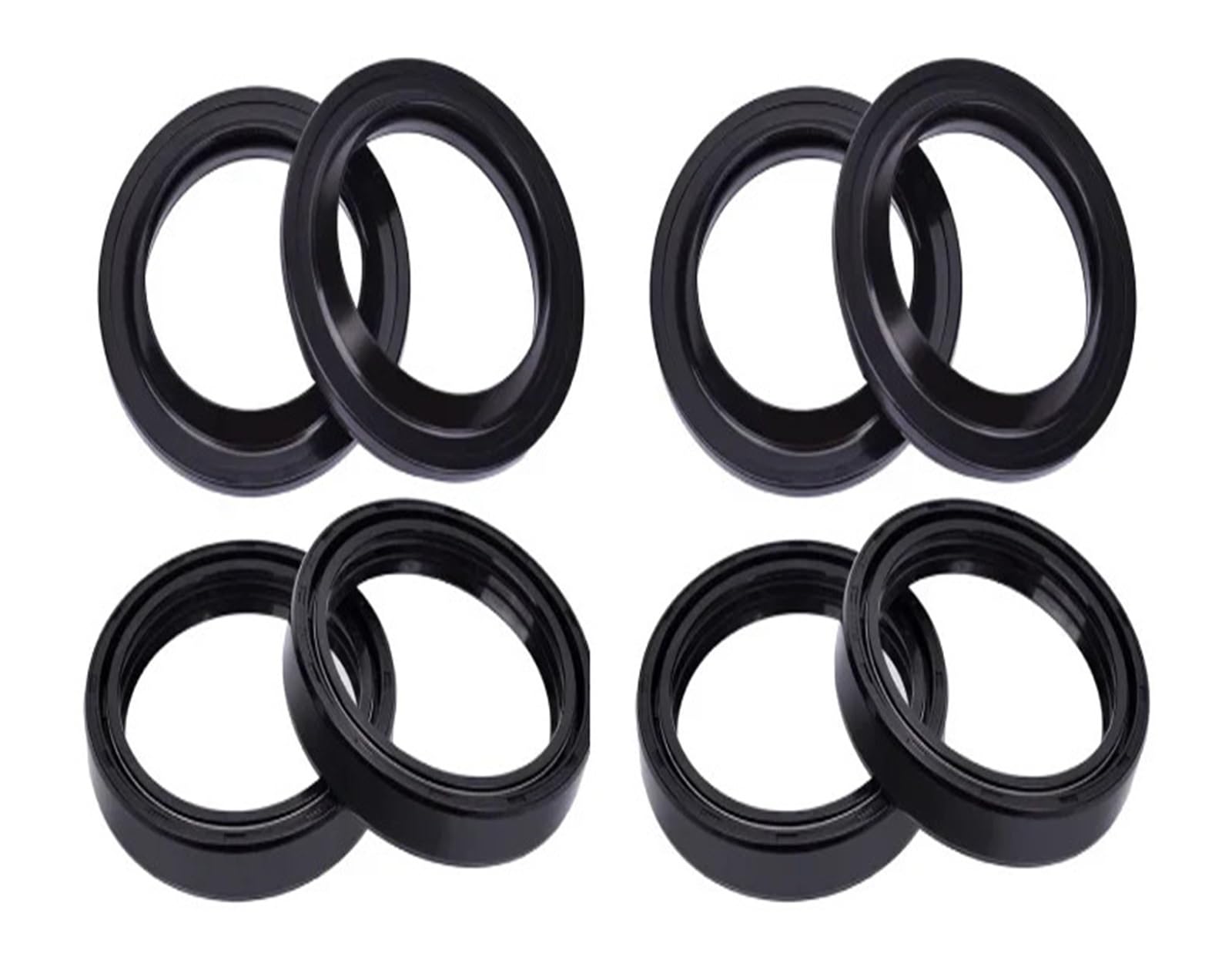 45x57x11 Vorderradgabel Federungsdämpfer Öldichtung 45 57 Staubschutz for CR250 CR250R CR 250 CBR600RR CBR600 CBR 600 RR 2003-05(4xOil seal 4xcover) von PMJMANKI