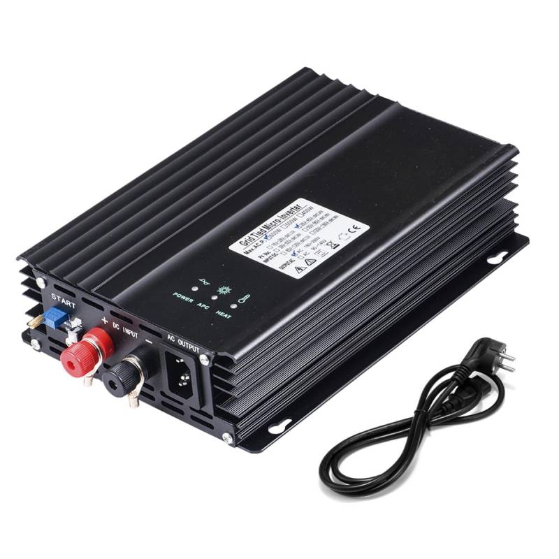 PMSUN 600W Grid Tie Inverter DC26V-45V MPPT Pure Sine Wave AC230V for 24V 36V Solar Panel, Adjutable 24V Battery Discharge von PMSUN