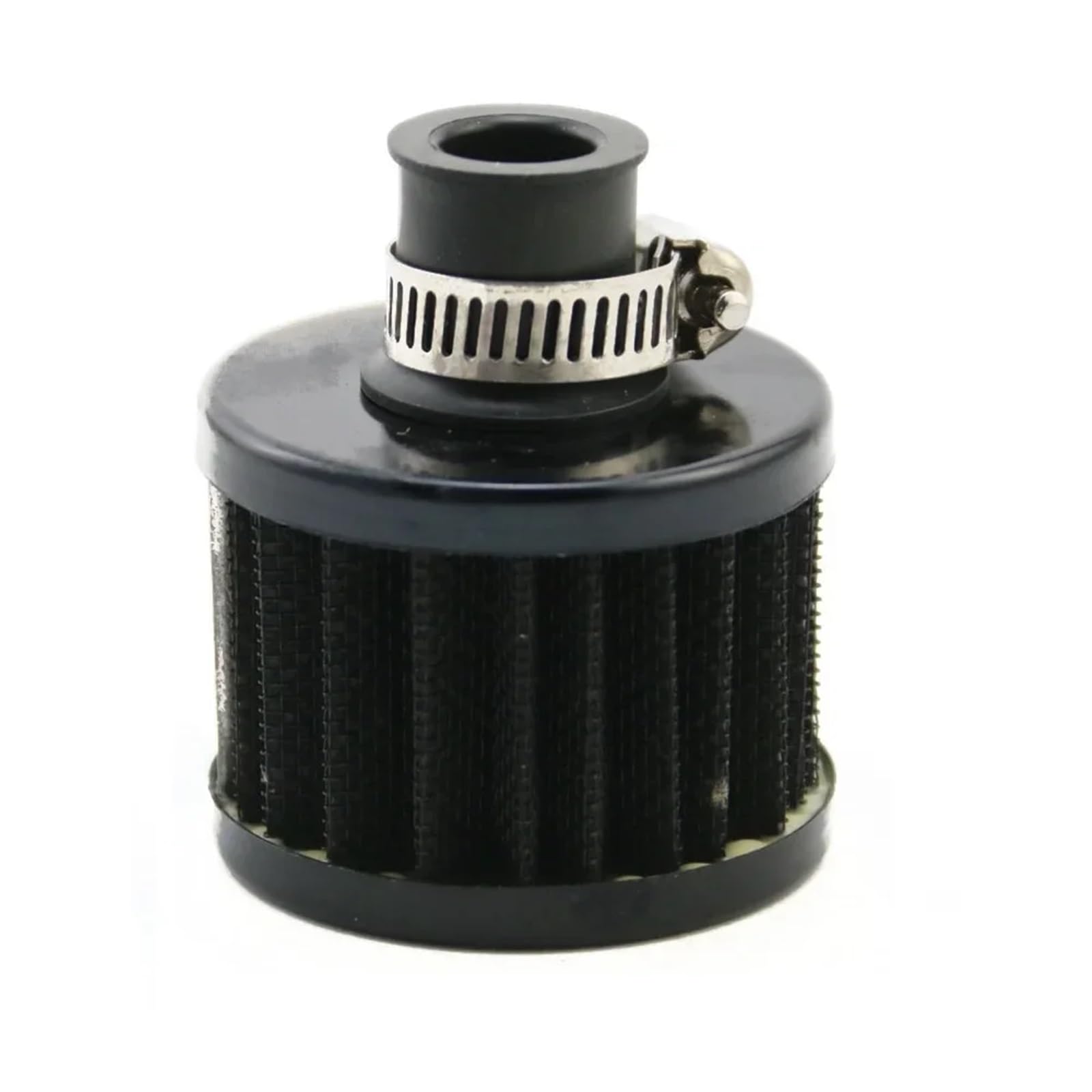 PNBVW 1 PC Universal Interface Auto Luftfilter 12mm for Motorrad Kaltlufteinlass High Flow CrankcaseVent Abdeckung Mini Entlüftungsfilter(Black) von PNBVW