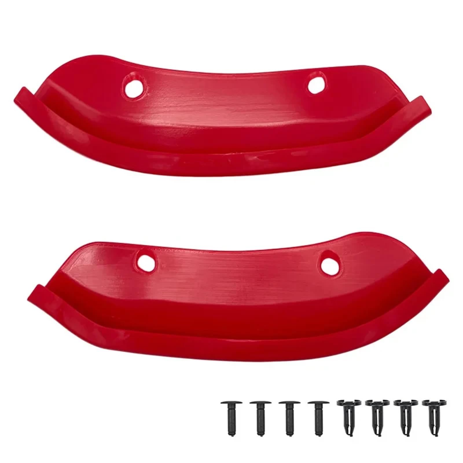 PNBVW 2 Stück Auto-Frontsplitter-Lippenschutzleiste, unterer Stoßfänger-Spoilerschutz for D//o//d//g//e Challenger Hellcat Widebody 2015-2020(Red) von PNBVW