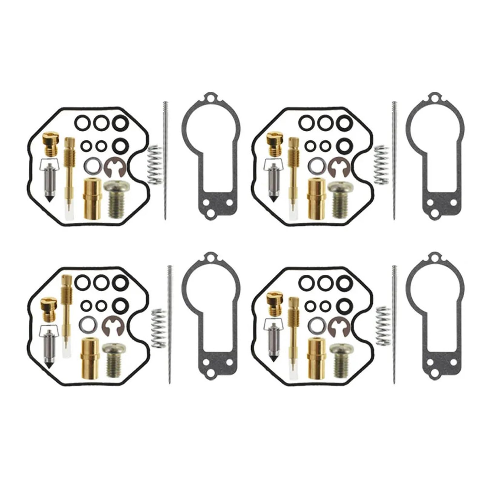 PNBVW 4 Stück for H//o//n//d//a 1977-1978 CB750F 1978 CB750K Vergaser-Reparatursatz for Umbau (entsprechendes Teil: 16100-410-305 KH-0982NFR) von PNBVW