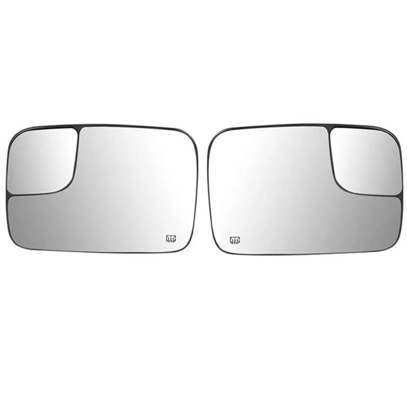 PNBVW 5161011AA Linke rechte Autoseite, beheiztes Spiegelglas, Rückspiegellinse, Ersatz for D//odg//e R//a//m 1500 2500 3500 2005–2008(1 pair) von PNBVW