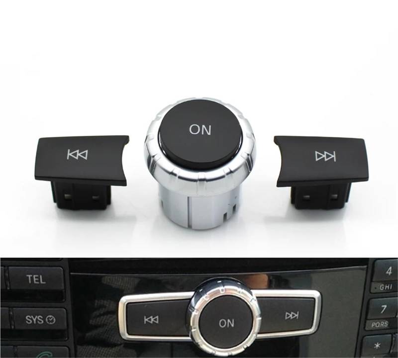 PNBVW 5pcs Auto Front Dashboard Radio CD Player Knopf -Deckungsschalter for M//ercede//s-B//e//n//zace GLK ML GL CLS W176 W246 W156 W204 W166 W218 （OEM -Nr. : 2048700296.2048706289,2129060001.21287001 von PNBVW