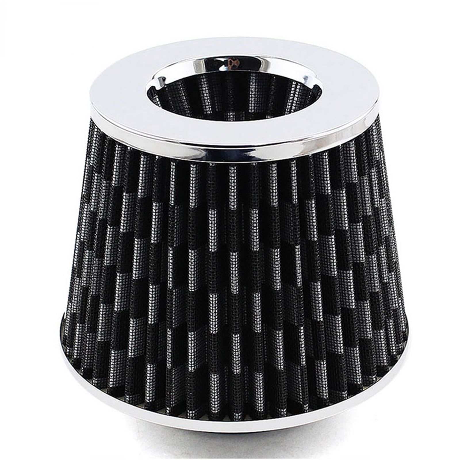 PNBVW 64-100 mm Universal Air Filter Kit Kälte Kaltansauter-Filterauto Schwamm Airfilter High Flow Racing Performance Tapered Sportaufnahme(Carbon,100mm) von PNBVW