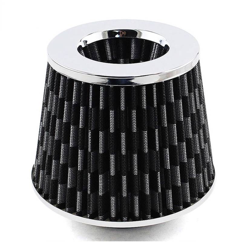 PNBVW 64-100 mm Universal Air Filter Kit Kälte Kaltansauter-Filterauto Schwamm Airfilter High Flow Racing Performance Tapered Sportaufnahme(Carbon,89mm) von PNBVW