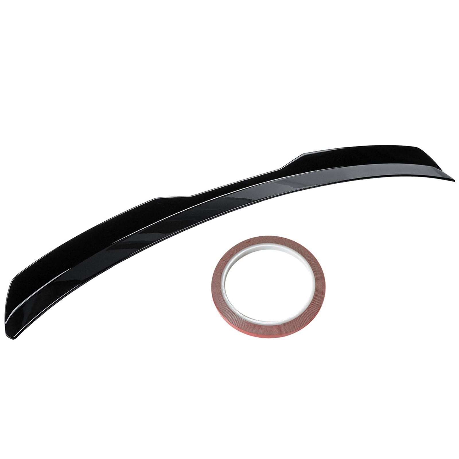 PNBVW Auto-Heckdachspoiler, Heckflügel for V//WG//o//l//f MK7 GTI GTD GTE R 2013–2019, Diffusorverlängerung, Heckspoilerlippe (Farbe: Schwarz glänzend) von PNBVW