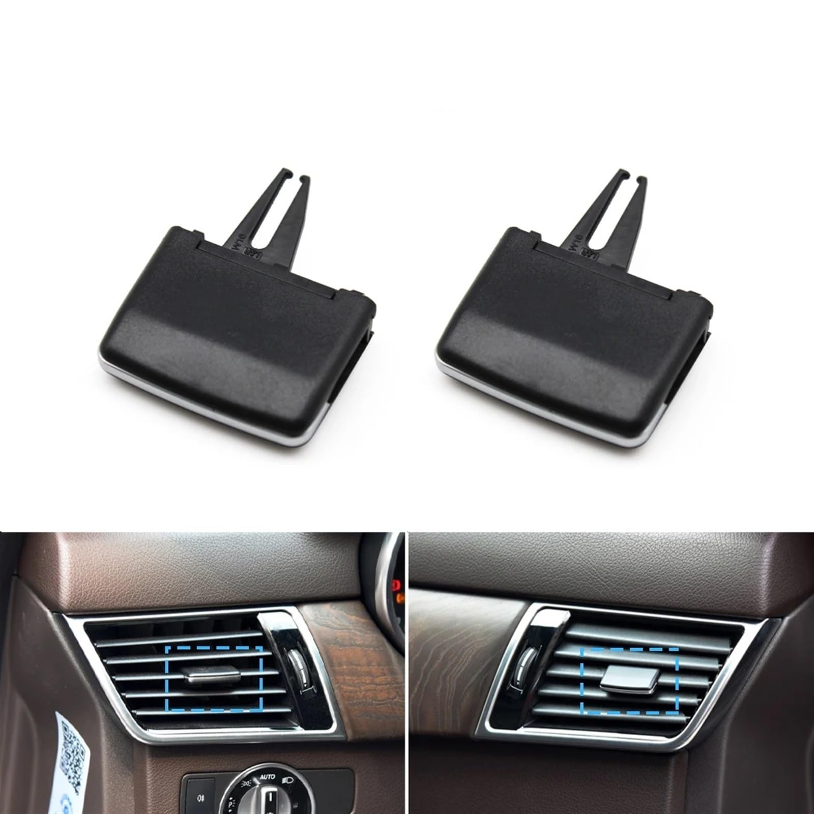 PNBVW Auto Vorne Hinten AC Vent Outlet Grille Slide Clip Reparatur Kit for M//ercedes-Ben//z W166 W292 ML350 GL450 M ML GLE GLS(Left and Right) von PNBVW