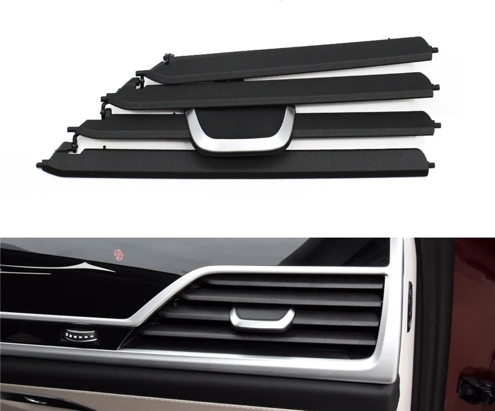 PNBVW Auto Vorne Mitte Links Rechts Air Vent Outlet Grille AC Slide Clip Reparatur Kit for BM//W 7 Serie G11 G12 730Li 740Li 750Li M760Li(LHD Right) von PNBVW