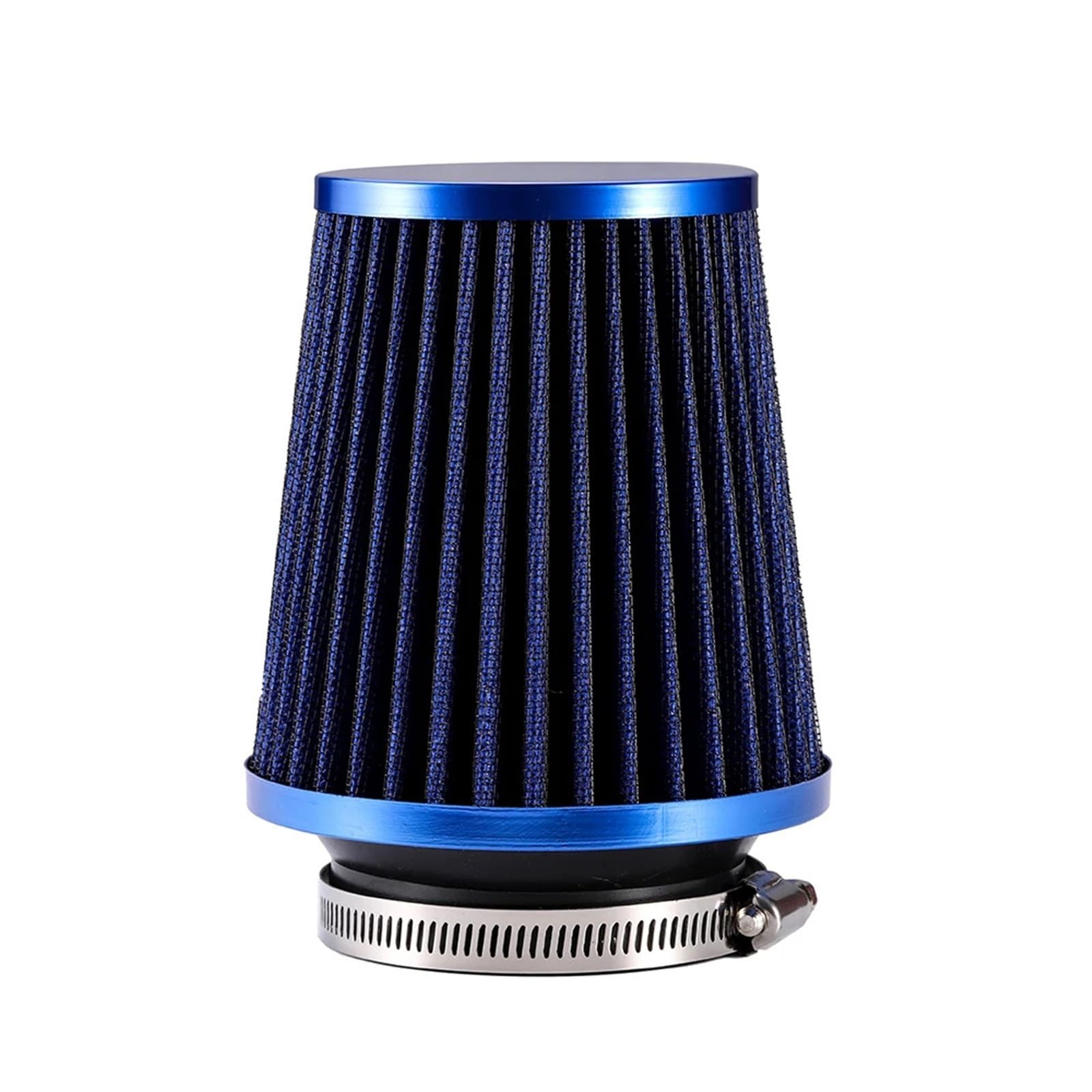 PNBVW Kaltluftfilter, Universal-Auto-Rundkegel, waschbarer Turbo-Luftfilter mit hohem Durchfluss, Hochleistungs-Autozubehör (Größe: 76 mm/3 Zoll)(Blue) von PNBVW