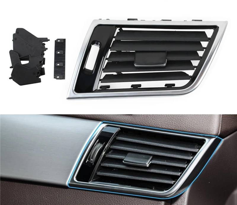 PNBVW LHD RHD Konsole Armaturenbrett Klimaanlage AC Vent Grille Outlet Abdeckung Ersatz for M//ercedes-Ben//z W166 W292 ML GL GLE GLS(Piano Black,Right) von PNBVW