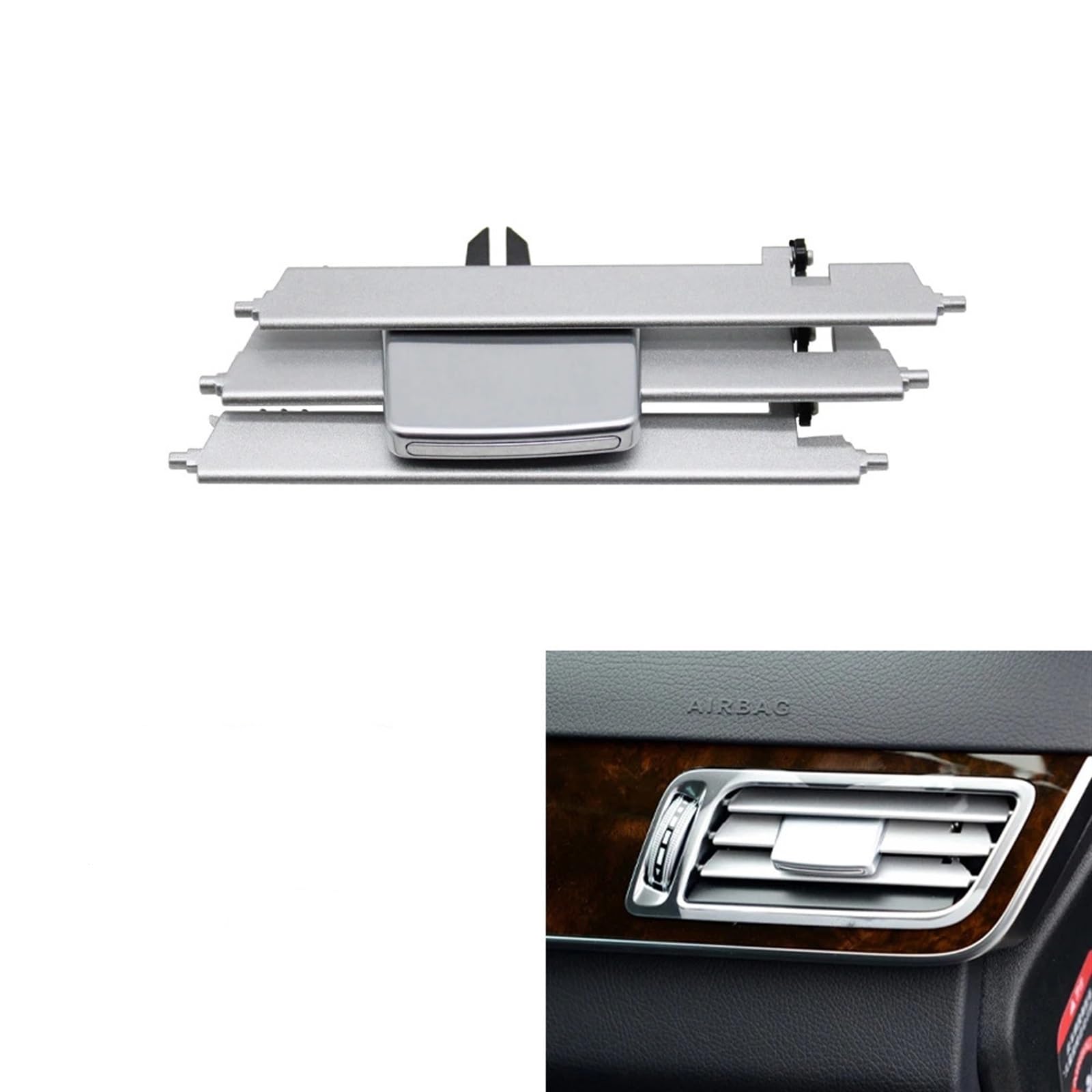 PNBVW Reparatursatz for AC-Entlüftungsgitter vorn in der Mitte links rechts oder Laschenclip for M//ercedes-Ben//z Limousine W212 E260 E350 2013-2015 A2128303154(Right) von PNBVW