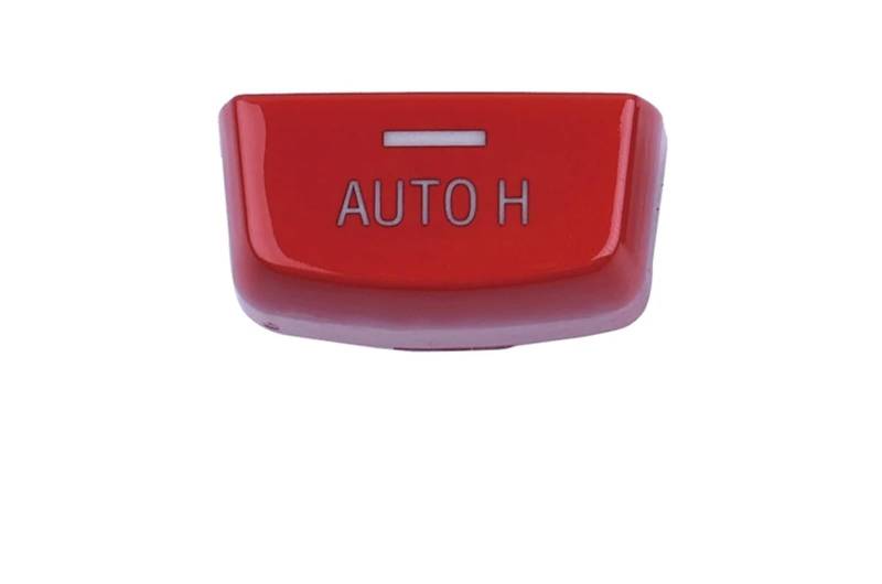 PNBVW for BB//M//W 5 7 X3 X4 F Serie F01 F02 F10 F12 F15 F16 F25 F26 Elektronische Handbremse Parkschalter Auto H-Taste Ersatz(Red,Auto H) von PNBVW