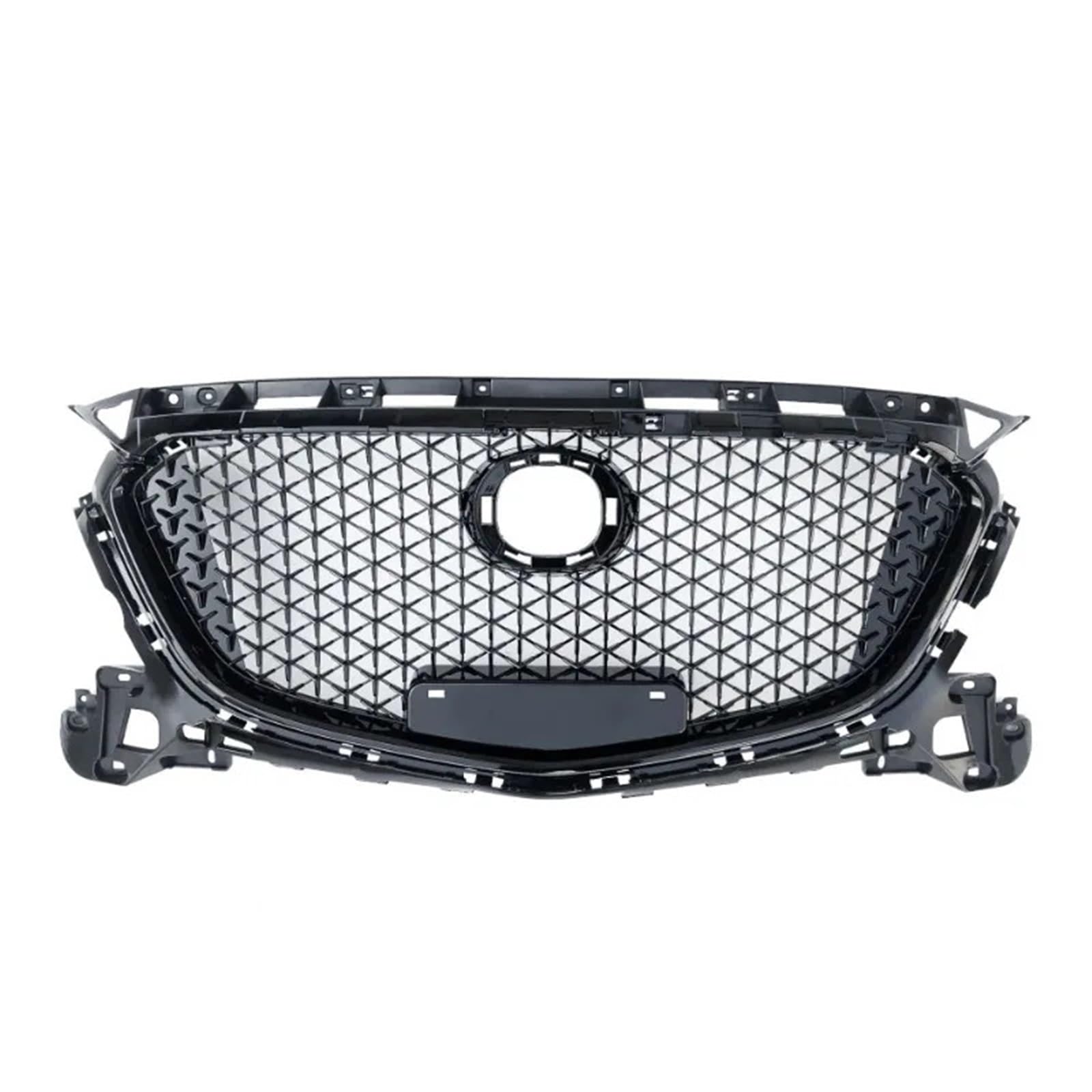 PNBVW for M//a//z//d//a 3 Axela 2017-2018 Auto Kühlergrill Obere Stoßstange Haube Mesh Autoteil Waben Stil Schutz Protector Abdeckung Kits von PNBVW