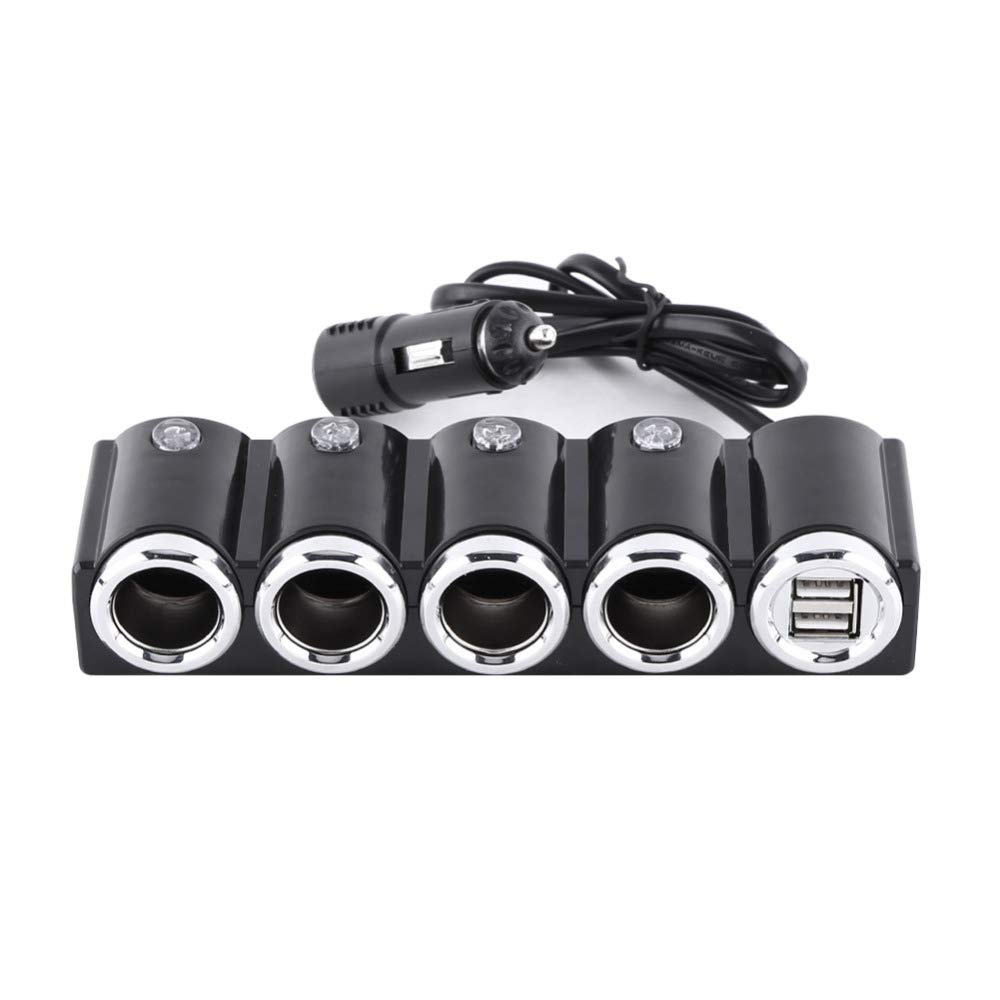 Auto Feuerzeug Splitter PNI Feuerzeug 04 12V / 24V 4 Ausgänge, 2xUSB, LED-Anzeige von PNI