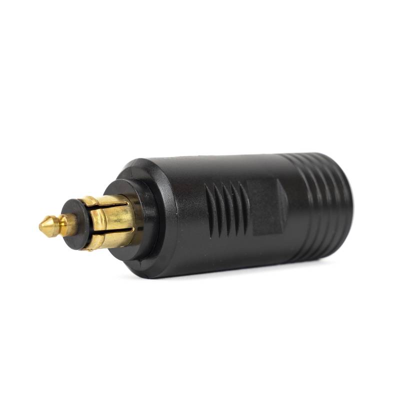 DIN-Adapter auf EURO-Zigarettenanzünder-Buchse PNI Lighter 02, 12V/24V, max. 16, Schwarz von PNI