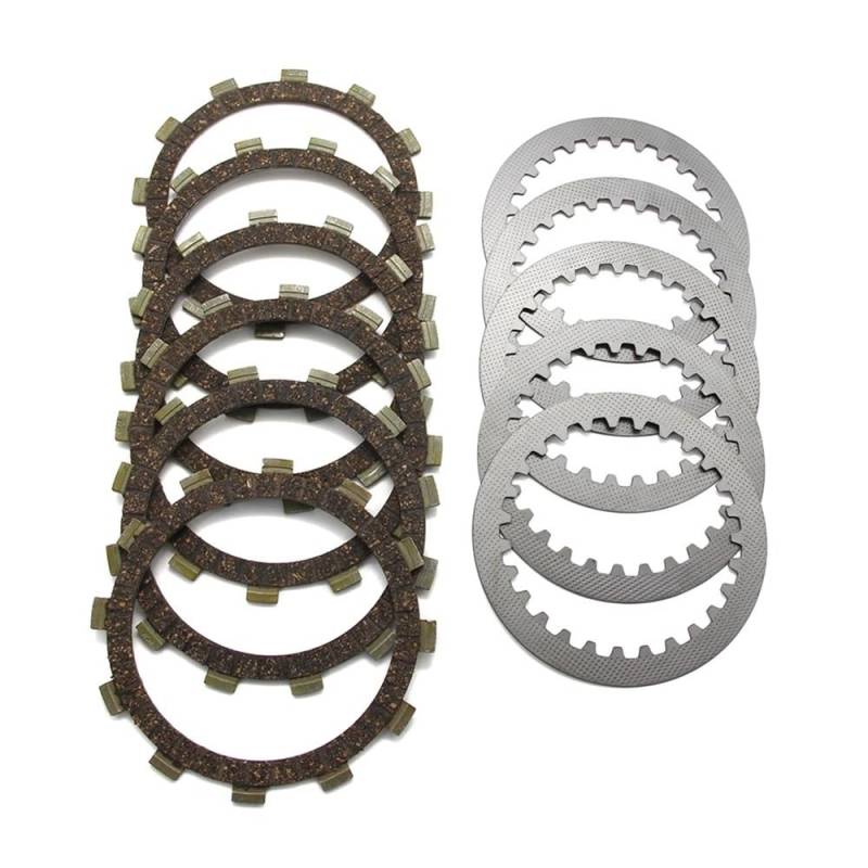 Motorradkupplungsscheiben Motorrad Kupplung Reibung Disc Platte Kit Für SR250G SR250H SR250TH TT250G TT250H TT250J XT250G XT250H XT250J XT250K von POAXSSW