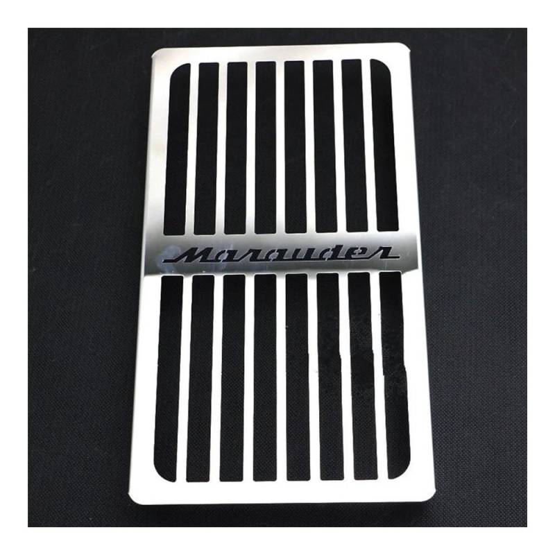 POAXSSW Wasserkühler Schutzgitter Motorrad Zubehör Stahl Chrom Kühlergrill Abdeckung Schutz Schutz Für Su&zuki Marauder VZ800 1997-2003 2002 2001 2000 1999 von POAXSSW