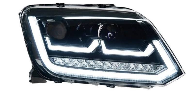 Scheinwerferglas Auto Für Für AMAROK 2010-2022 Scheinwerfer 12V DRL Bi Xenon Birne Auto Zubehör Kopf Lampe Auto Scheinwerfer Shell Lampe von POAXSSW