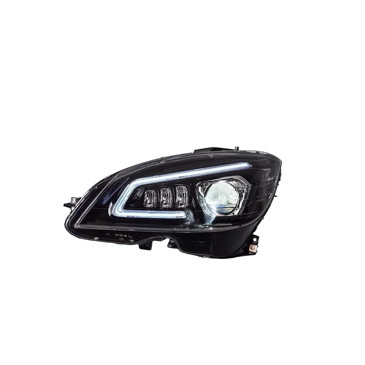 Scheinwerferglas Auto Licht Für Benz Für W204 2007-2011 Scheinwerfer ront Lampen DRL Auto Scheinwerfer Shell Lampe von POAXSSW