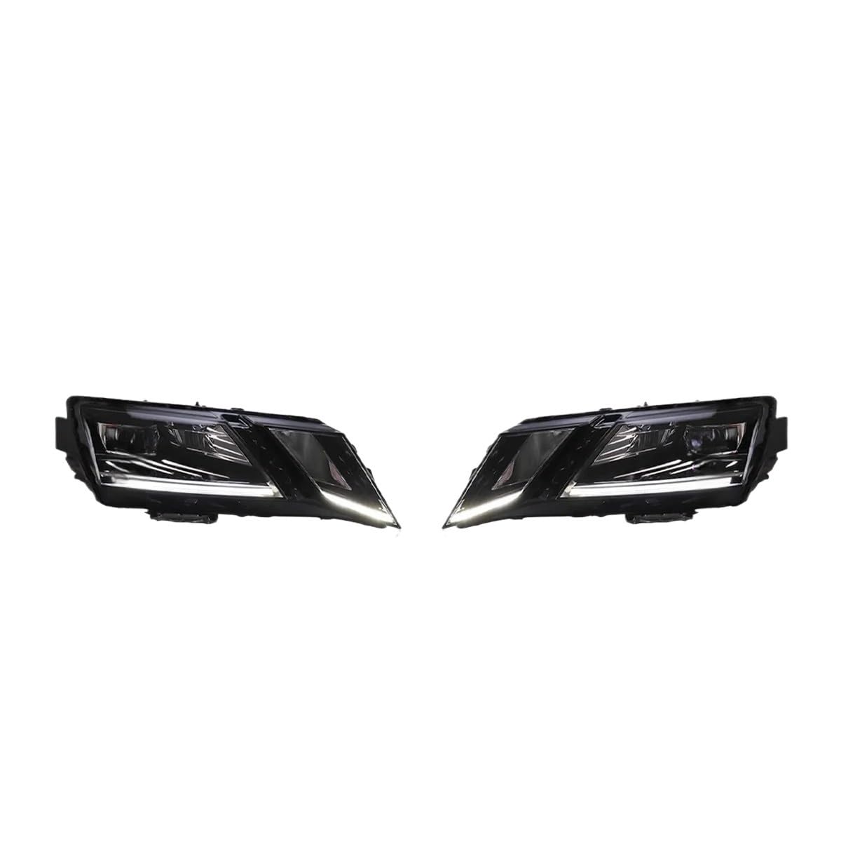 Scheinwerferglas Auto Lichter Für Skoda Für Octavia 2018-2021 Scheinwerfer Front Lampen DRL Auto Zubehör Auto Scheinwerfer Shell Lampe von POAXSSW