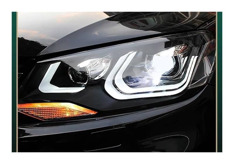 Scheinwerferglas Auto Scheinwerfer Für Für Touareg 2011-2015 Kopf Lampe Front licht Montage Auto Scheinwerfer Shell Lampe von POAXSSW