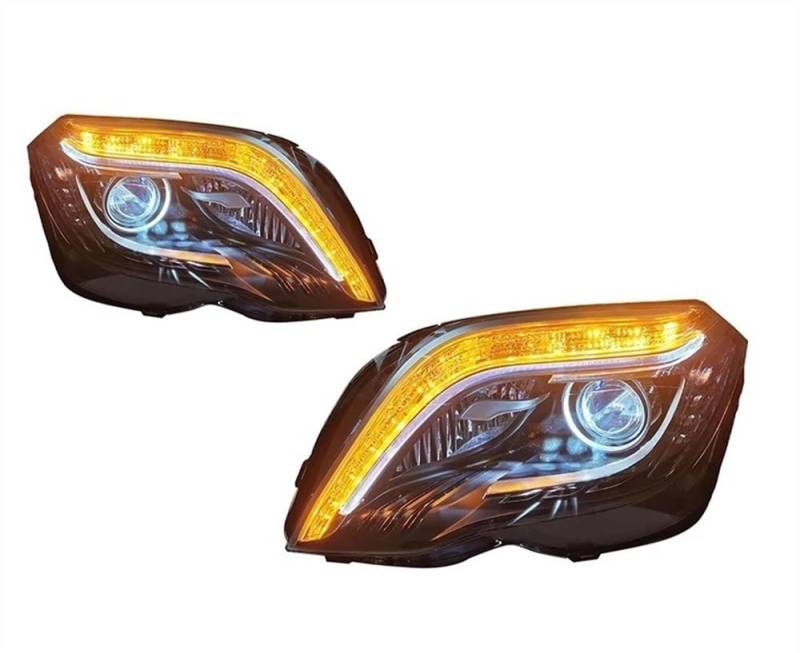 Scheinwerferglas Autoscheinwerfer für Benz für GLK für Klasse für GLK200 260 300 2008-2015 Frontlichtbaugruppe Auto Scheinwerfer Shell Lampe von POAXSSW