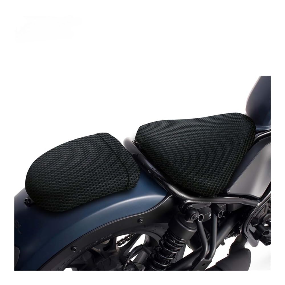 Sitzbankabdeckung Coole Mesh Motorrad Moped Roller Sitzbezüge Kissen Anti-Rutsch Wasserdicht Für Für Rebel CMX 1100 500 300 2017-2021 von POAXSSW