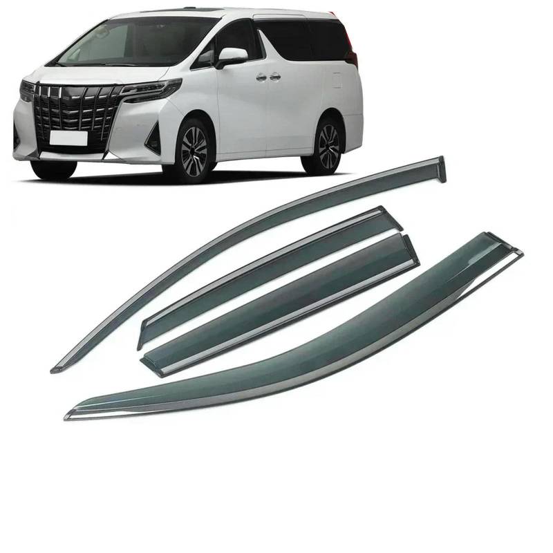 PODSI Autofenster Sonnenschutz Regenschutz Visier Schild Schutz Schutzaufkleber,für Toyota Alphard AGH30 H3 2015-2020 von PODSI