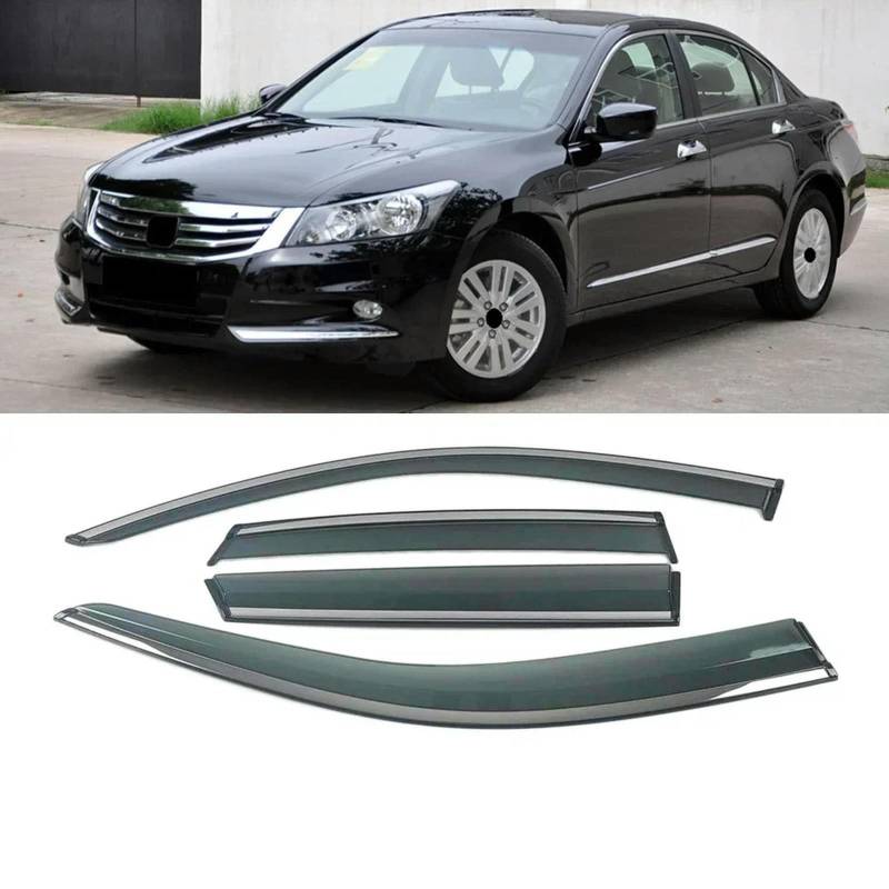 PODSI Autofenster Sonnenschutz Regenschutz Visier Schutzaufkleber,für Honda Accord 7. 8. 9. 10. Generation 2003-2021 von PODSI