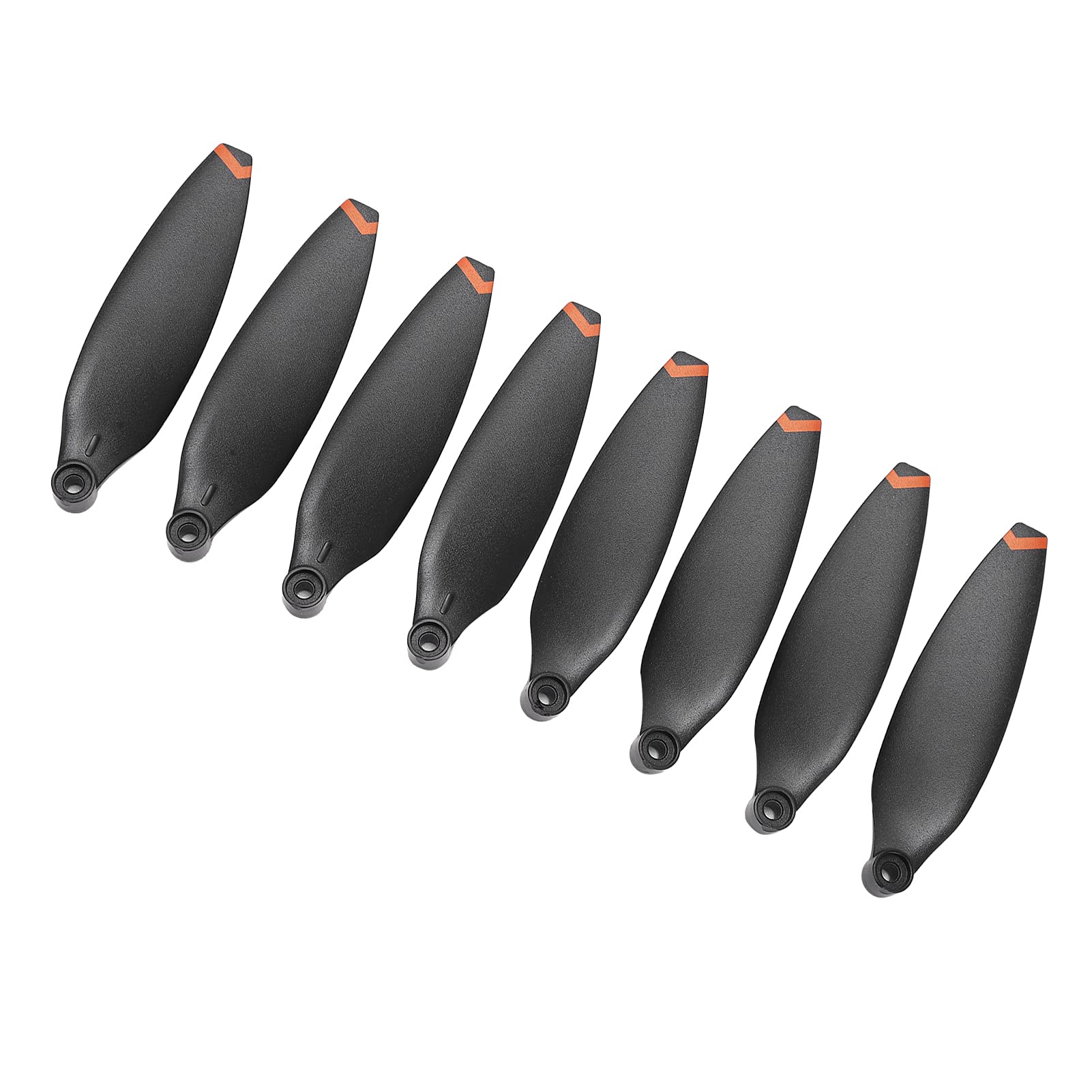 Drohnenpropeller, Geräuscharme Blätter, Leichtes Ersatzzubehör mit Exquisitem Design für X8 MINI (Orangefarbene Ränder) von POENVFPO