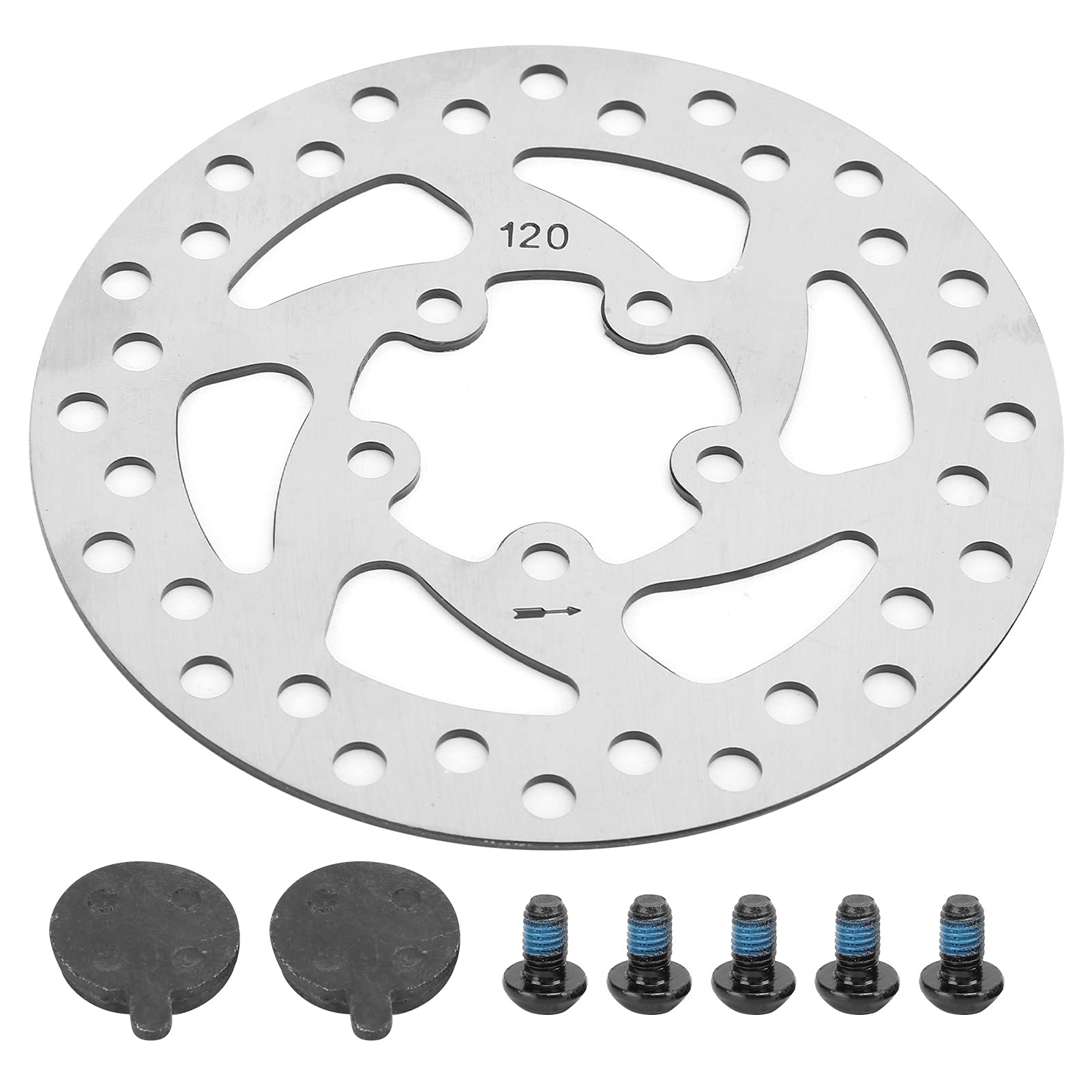 Elektroroller 120 Mm Bremsscheibe, 5 Löcher Edelstahl-Scheibenbremsenzubehör für M365 PRO PRO2 mit 25 Bis 40 Mm Schraube von POENVFPO