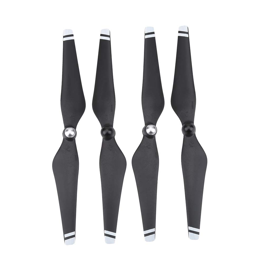 Selbstspannende Propeller, Geräuschreduzierung, Längere Flugzeit, 2 Paare, 9,4 * 1,2 * 0,6 Zoll, 71 G, für Anwendbares Zielfernrohr Phantom 3 (Weißer Rand) von POENVFPO