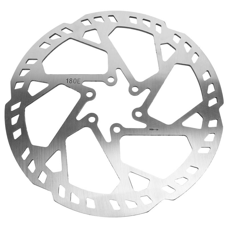 Zyklusscheibenbremsrotor, SUS410 Edelstahl 180 Mm 2,3 Mm Dicker 6 Lochscheibenbremsbremsrotor, Hohldesign, CNC Bearbeitet, für Elektrische Zyklen von POENVFPO