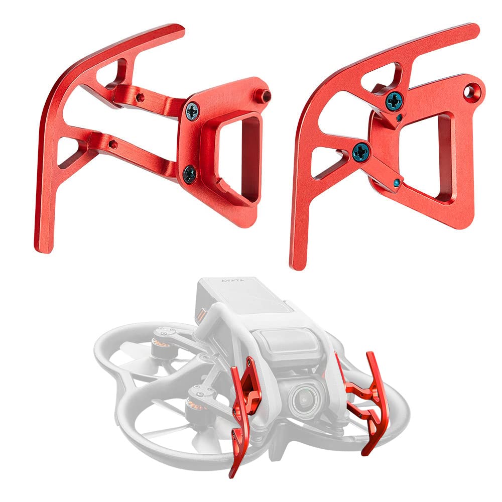 POFET Flight Fuselage Anti-Collision Protection Bar für DJI Avata Drone Protection Zubehör (Rot) von POFET