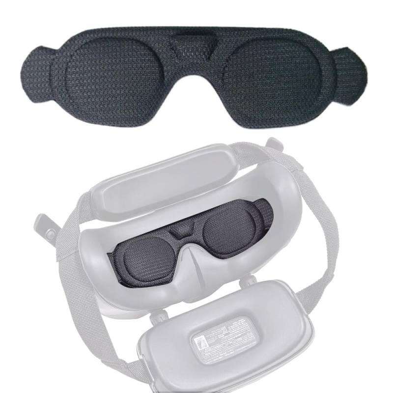 POFET Schutzhülle, Linsenschutzabdeckung, Augenpolster für DaJI AVATA 2 GOGGLES 3 Integra Drohnenzubehör, für DaJI Goggles 3/2 Brillen, Staubschutzpolster von POFET