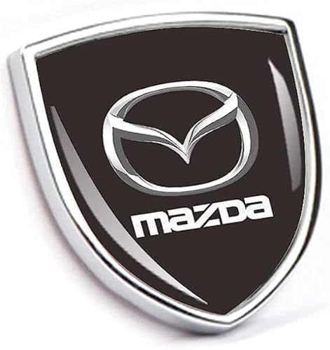 Auto Emblem Aufkleber für Mazda 2 3 6 CX3 CX5 MX5, Wasserdicht Kratzfest Sticker, Stilvolle Abzeichen Styling Dekoration Autoaufkleber Auto Body Zubehör von POIBNZ