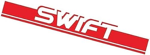 Auto Emblem Aufkleber für Suzuki Swift, Wasserdicht Kratzfest Sticker, Stilvolle Abzeichen Styling Dekoration Autoaufkleber Auto Body Zubehör,A von POIBNZ
