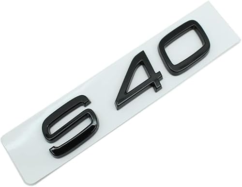 Auto Emblem Aufkleber für Volvo S40 S60 S80 S90, Wasserdicht Kratzfest Sticker, Stilvolle Abzeichen Styling Dekoration Autoaufkleber Auto Body Zubehör,D von POIBNZ