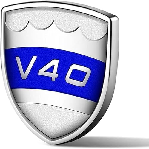Auto Emblem Aufkleber für Volvo XC90 XC60 XC40 S90 S80 S60 V90 V60 V40 S80, Wasserdicht Kratzfest Sticker, Stilvolle Abzeichen Styling Dekoration Autoaufkleber Auto Body Zubehör,C von POIBNZ