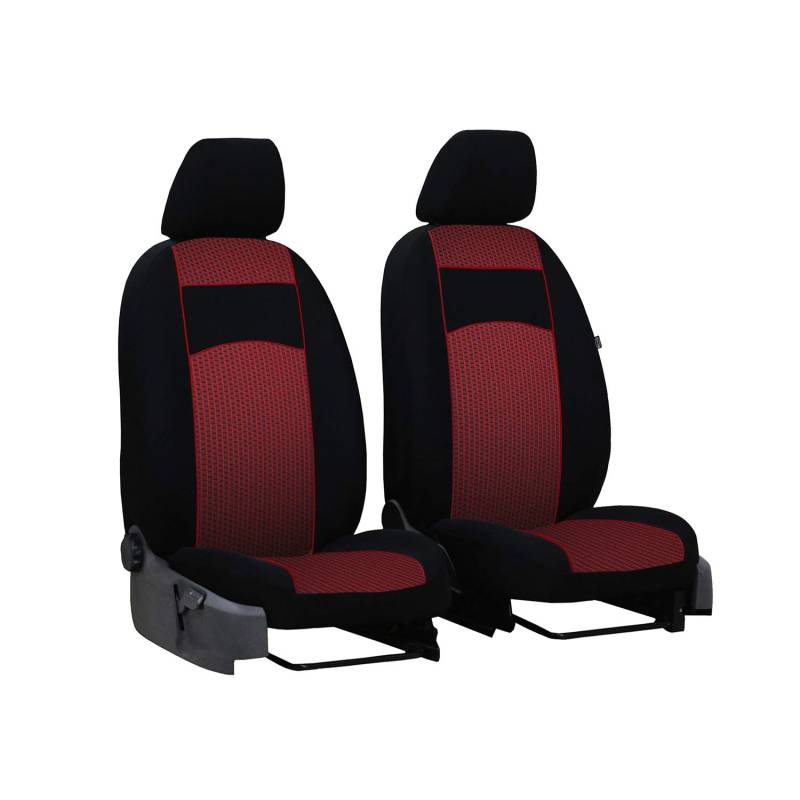 POK-TER Sitzbezüge Universal Schonbezüge Front 1+1 Premium kompatibel mit OPEL Combo C von POK-TER
