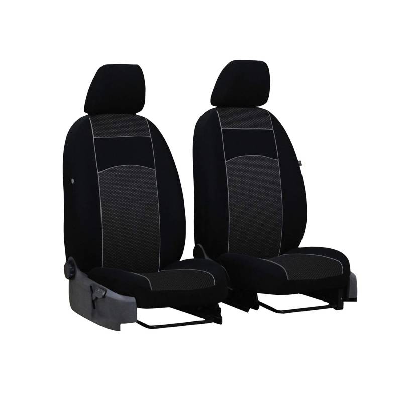 POK-TER Sitzbezüge Universal Schonbezüge Front 1+1 Premium kompatibel mit SEAT Toledo IV von POK-TER