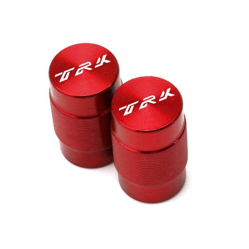 Motorrad CNC-Zubehör-Rad-Reifenventil STEM Caps luftdichte Abdeckungen für TRK 502 TRK 251 TRK502 TRK 251(Red) von POKVEA