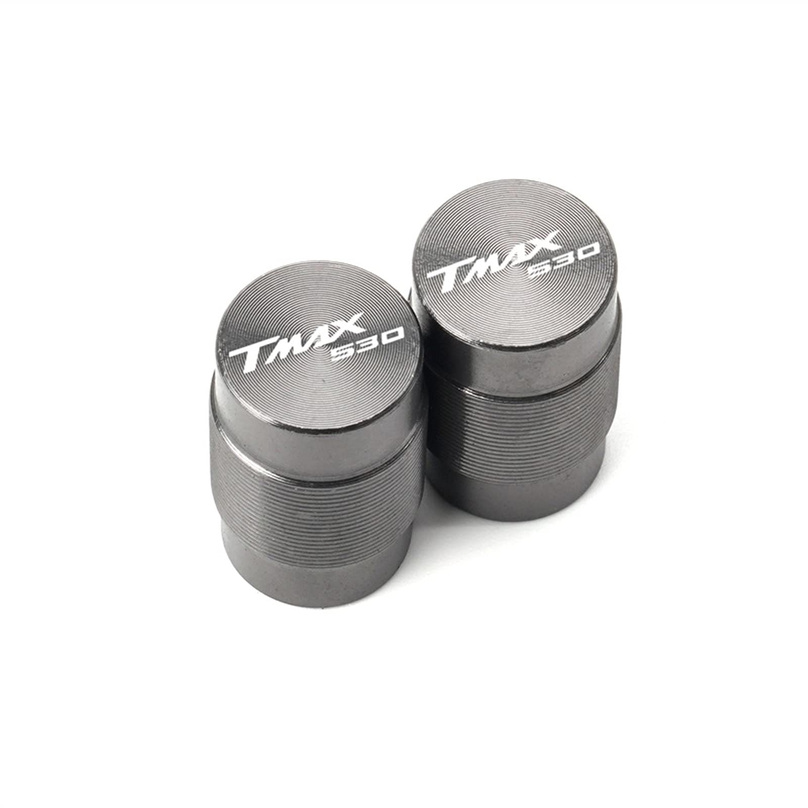 Motorrad-Zubehör-Rad-Reifenventil STEM Caps CNC-Luftdichte für Tmax 530 T max 530 T-MAX530 DX SX 2011-2019(Titanium) von POKVEA