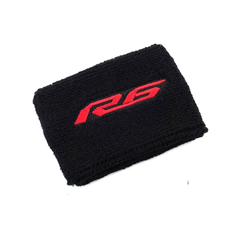 Motorradzubehör Frontbremse Kupplung Flüssigkeitsabdeckung Reservoir Socken (Color : R6 Red) von POKVEA