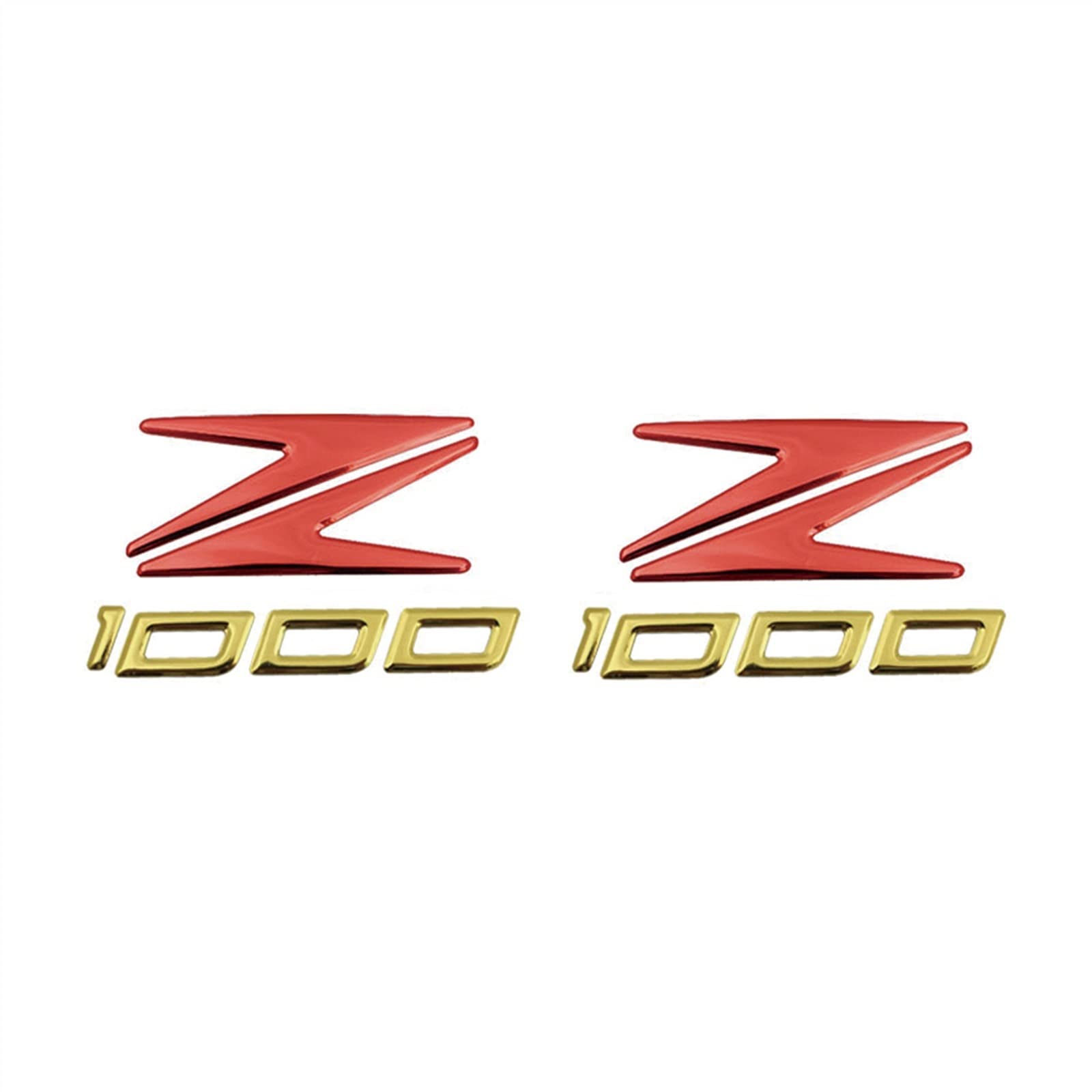 Motorräder 3D ABS Erhöhtes Chrom Z Logo Verkleidungskörper Abzeichen Emblem for Z1000 Z 1000 2014-2018 Tankdeckel Aufkleber Abziehbilder(Stickers N) von POKVEA