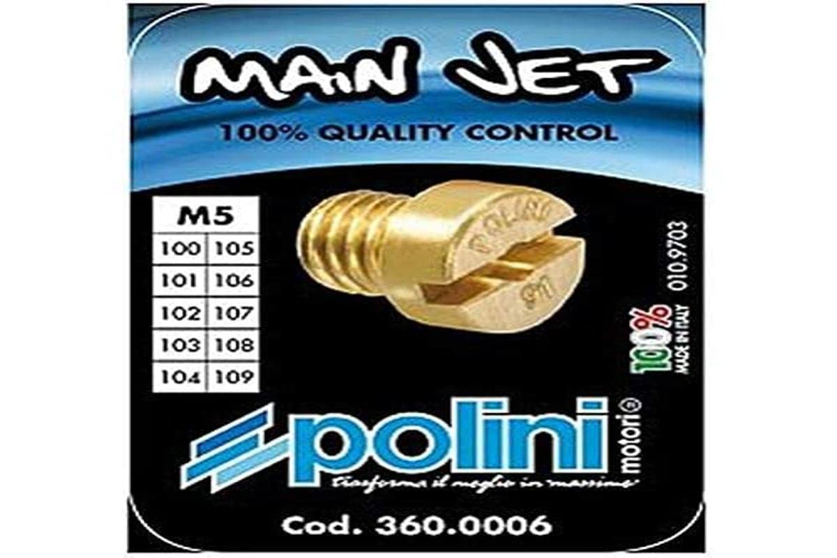 Abstimmset Vergaserdüsen Polini Dellorto 5mm / PHBG, SHA./ 100-109 von POLINI