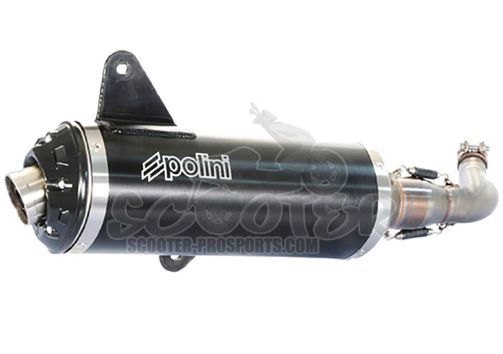 POLINI 190.0041 Aluminium Auspuff/Vespa GTS 300, Schwarz von POLINI