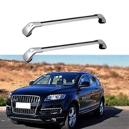 2 Stück Auto Dachträger, für Audi Q7 2009 2010-2015 Hochstabile Dachreling Rack Gepäck Querträger Relingträger Gepäckablage Car Zubehör,C von POMAD